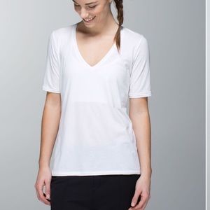 Lululemon GoGo V neck cotton shirts - 4 colours